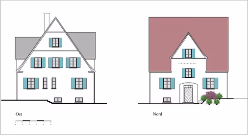 Haus in Gosseltshausen Ansichten