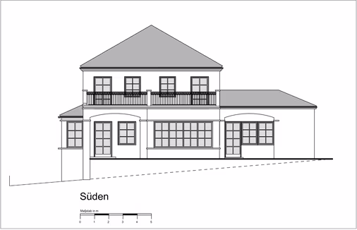 Haus in Wettstetten Ansicht Süd