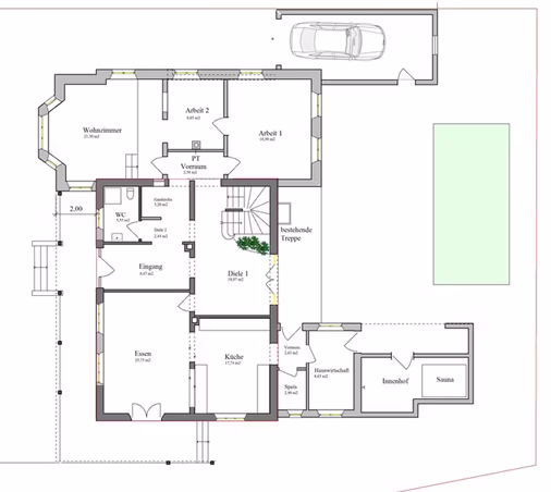 Haus in Neuburg Grundriss